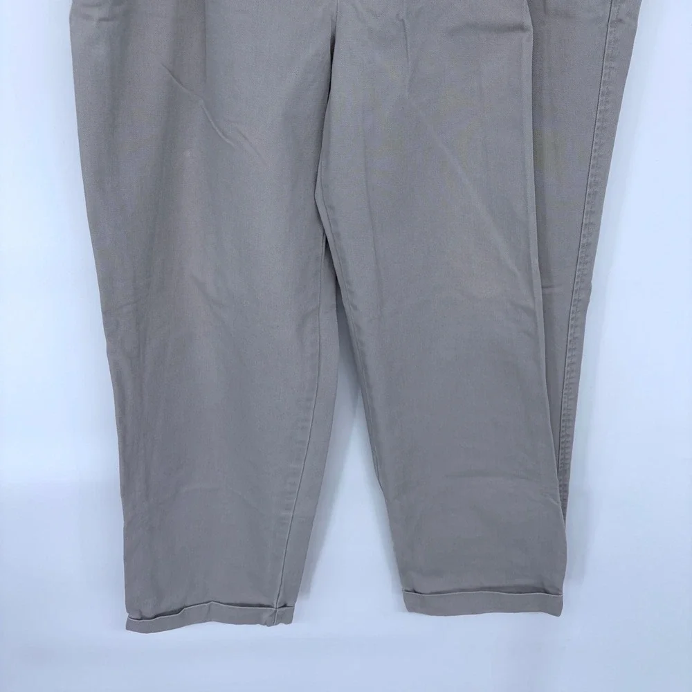 Mens Banana Republic Chino Pants Size 38R 100% Cotton‎ Grayish Tan Khaki